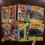 Liverpool football programs, 1977 and later. UK P&P Group 2 (£20+VAT for the first lot and £4+VAT