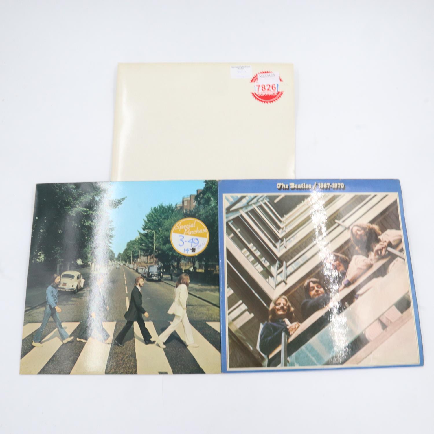 Beatles White album, Abbey Road and 1967 records. UK P&P Group 3 (£30+VAT for the first lot and £8+