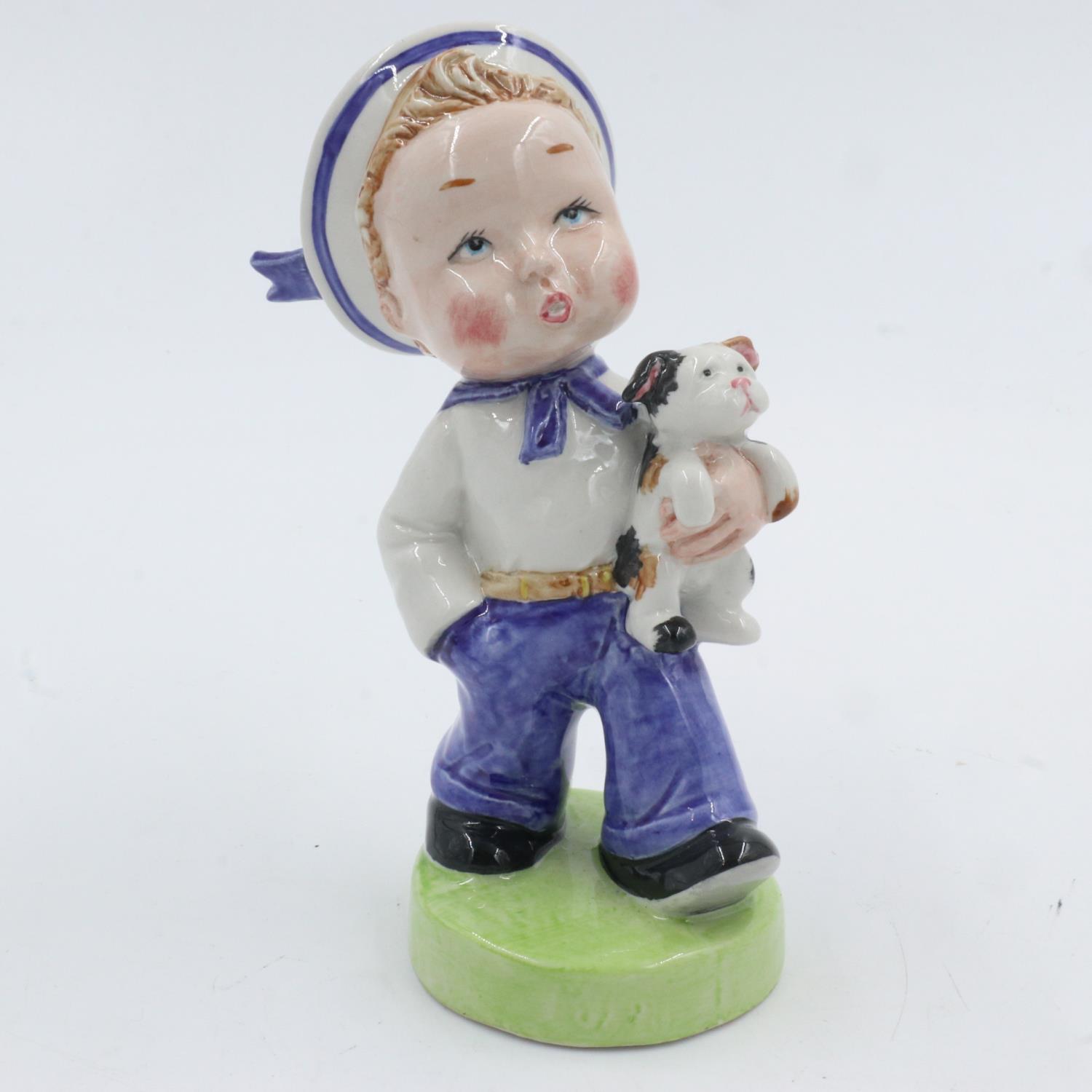Lorna Bailey Sailor Boy figurine, H: 15 cm. UK P&P Group 1 (£16+VAT for the first lot and £2+VAT for