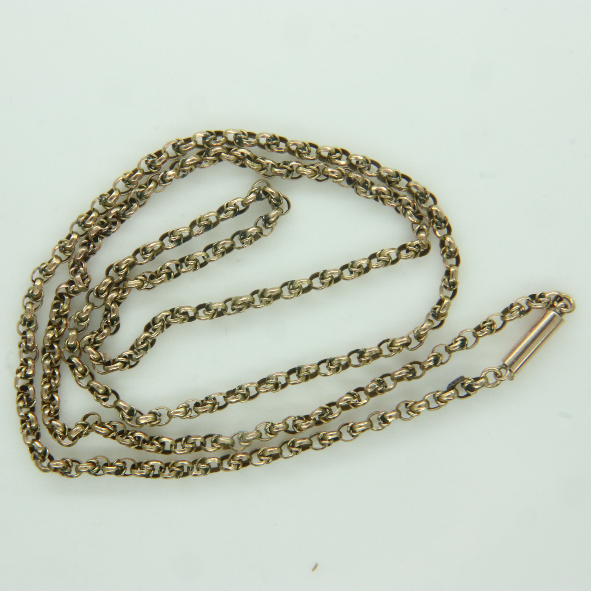 9ct gold neck chain, 4.6g. P&P Group 0 (£6+VAT for the first lot and £1+VAT for subsequent lots)