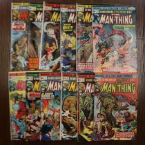 Twelve The Man Thing comics. UK P&P Group 2 (£20+VAT for the first lot and £4+VAT for subsequent