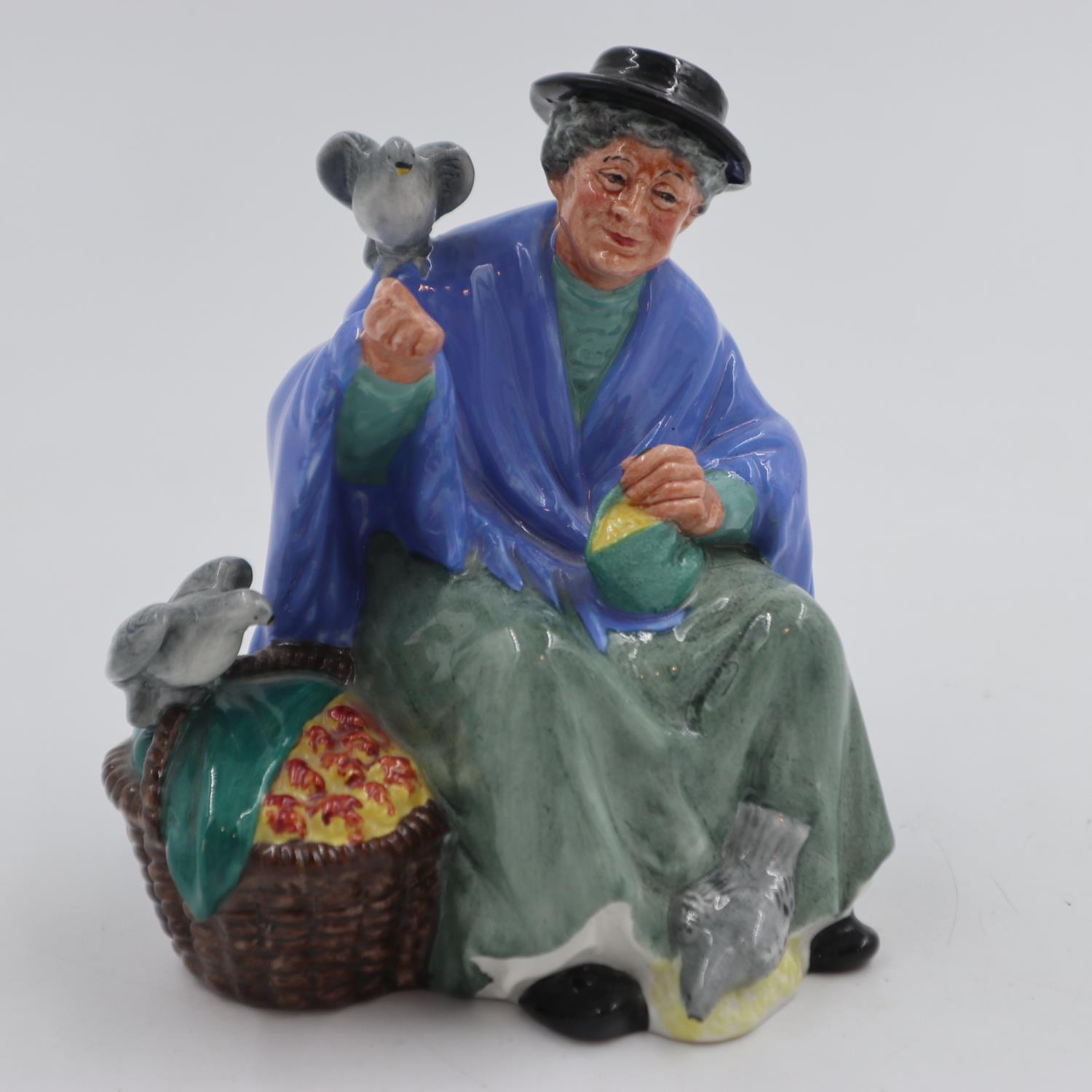 Royal Doulton character figurine, Tuppence A Bag, H: 13 cm. UK P&P Group 1 (£16+VAT for the first