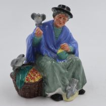 Royal Doulton character figurine, Tuppence A Bag, H: 13 cm. UK P&P Group 1 (£16+VAT for the first