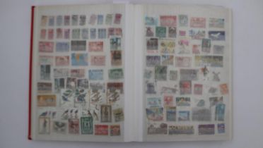 Large stock book, worldwide stamps. UK P&P Group 2 (£20+VAT for the first lot and £4+VAT for