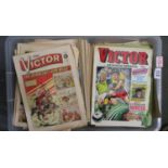 Comics: Box of Victor comics, approximately 150. Not available for in-house P&P