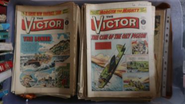 Comics: approximately 500 Victor comics, 1960s, 1970s and 1980s. Not available for in-house P&P