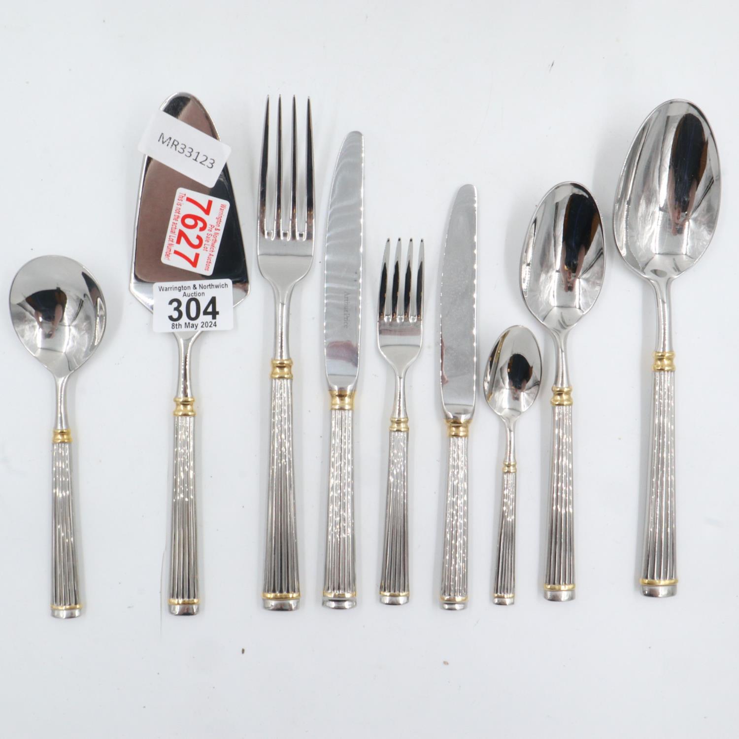 Collection of Arthur Price cutlery, approximately 50 pieces. UK P&P Group 2 (£20+VAT for the first