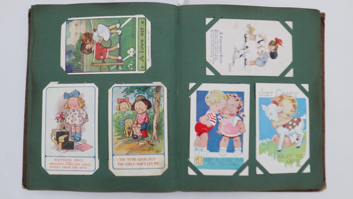 Postcard album containing one hundred and sixteen postcards of cartoon children by Grace Drayton, - Image 3 of 4