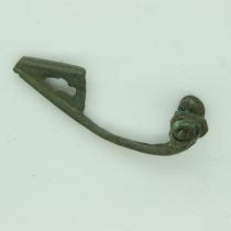 Circa 300 - 400AD, Roman bronze fibula, 44cm L. UK P&P Group 0 (£6+VAT for the first lot and £1+