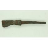 500 - 700AD, blacksmiths iron planing/chipping tool. UK P&P Group 1 (£16+VAT for the first lot