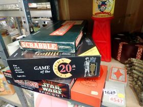 Shelf of board games. Not available for in-house P&P