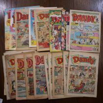 Twenty four Dandy comics. UK P&P Group 2 (£20+VAT for the first lot and £4+VAT for subsequent lots)