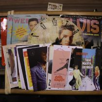 Mixed Elvis Presley memorabilia and ephemera. Not available for in-house P&P