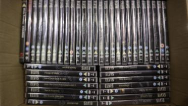 Forty one Elvis Presley DVDs. Not available for in-house P&P
