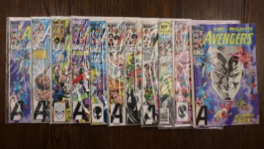 Eleven Mighty Avengers comics. UK P&P Group 2 (£20+VAT for the first lot and £4+VAT for subsequent