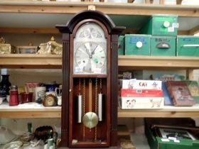 Actim wall clock with Westminster chime, H: 74 cm. Not available for in-house P&P