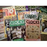 Quantity of 1970's clock magazines. Not available for in-house P&P