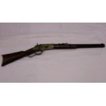 Replica under-lever carbine. UK P&P Group 3 (£30+VAT for the first lot and £8+VAT for subsequent