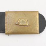 WWII German Veterans Organisation “Der Stahlhelm” sports belt. UK P&P Group 1 (£16+VAT for the first