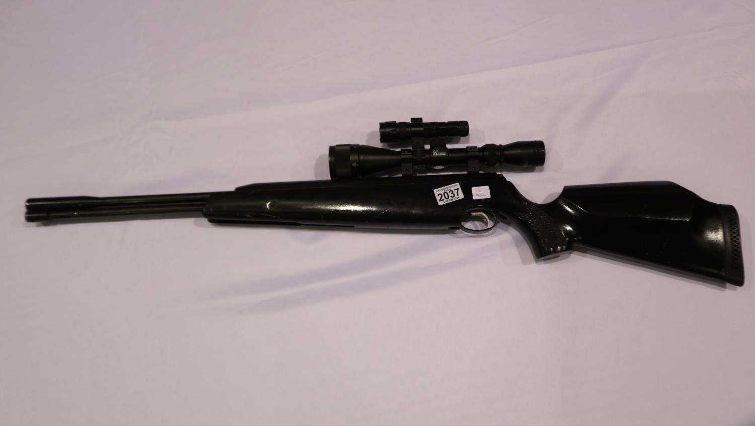 Air Arms TX200 .22 with Hawke scope and ultra fire gun light. UK P&P Group 2 (£20+VAT for the