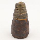 WWII bomb fuse tip, H: 14 cm. UK P&P Group 2 (£20+VAT for the first lot and £4+VAT for subsequent