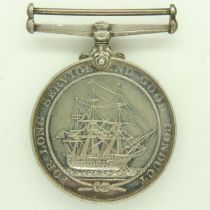 George V Naval LSGC, name erased and indistinct. UK P&P Group 0 (£6+VAT for the first lot and £1+VAT