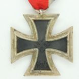 WWII German Late War Issue Iron Cross 2nd Class, of three-part construction with an iron core. UK