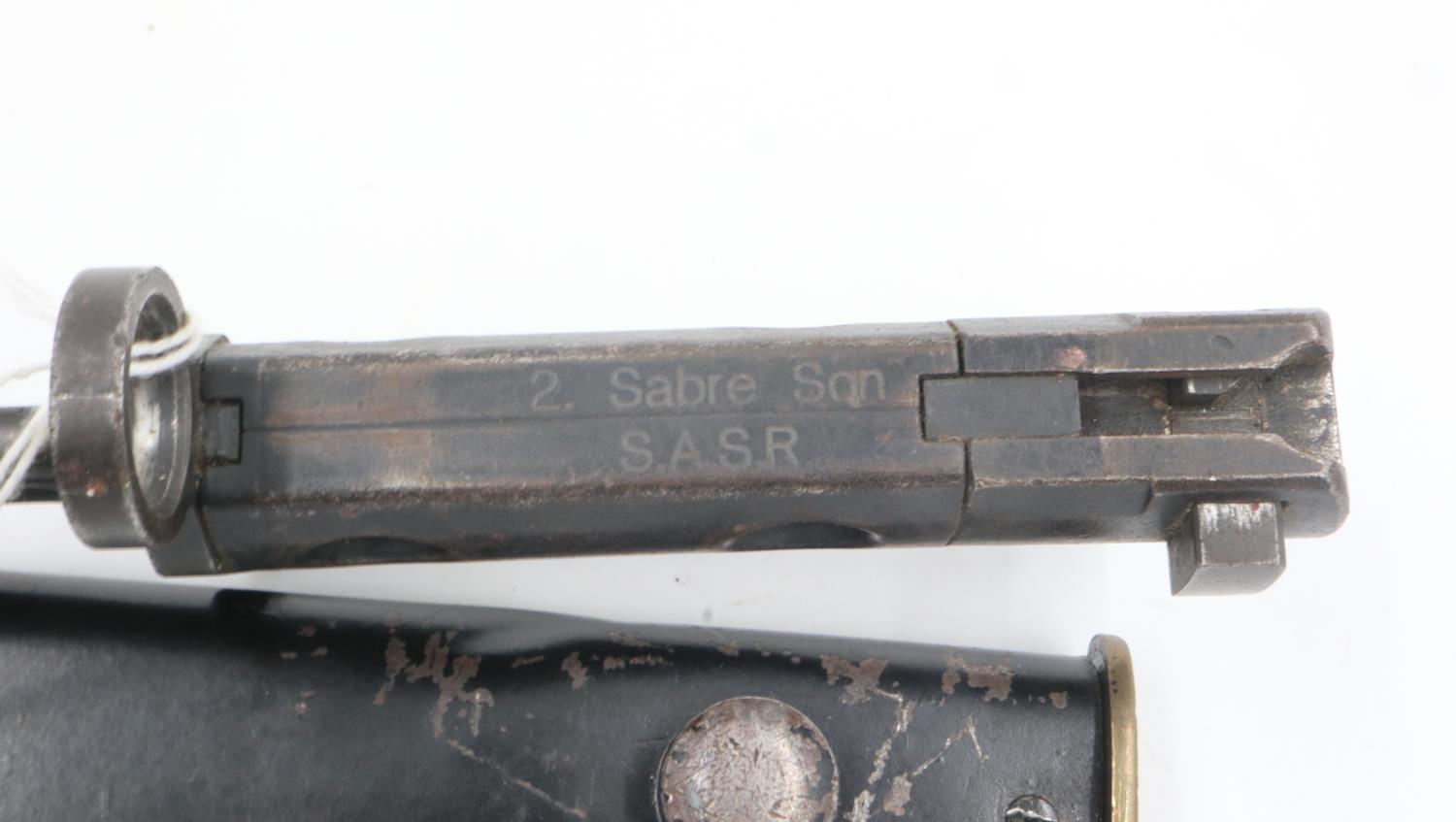 Vietnam War period Australian S.L.R Bayonet used by Sabre Squadron- S.A.S.R Special Air Service - Image 2 of 2