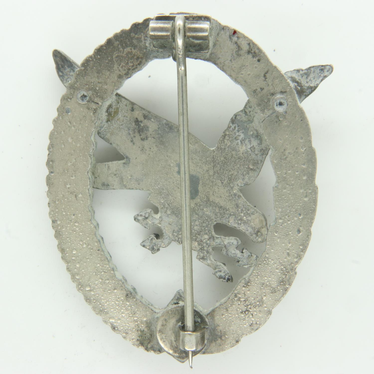 WWII German Luftwaffe Air Gunner & Flight Engineers Badge, un-marked. UK P&P Group 0 (£6+VAT for the - Image 2 of 2