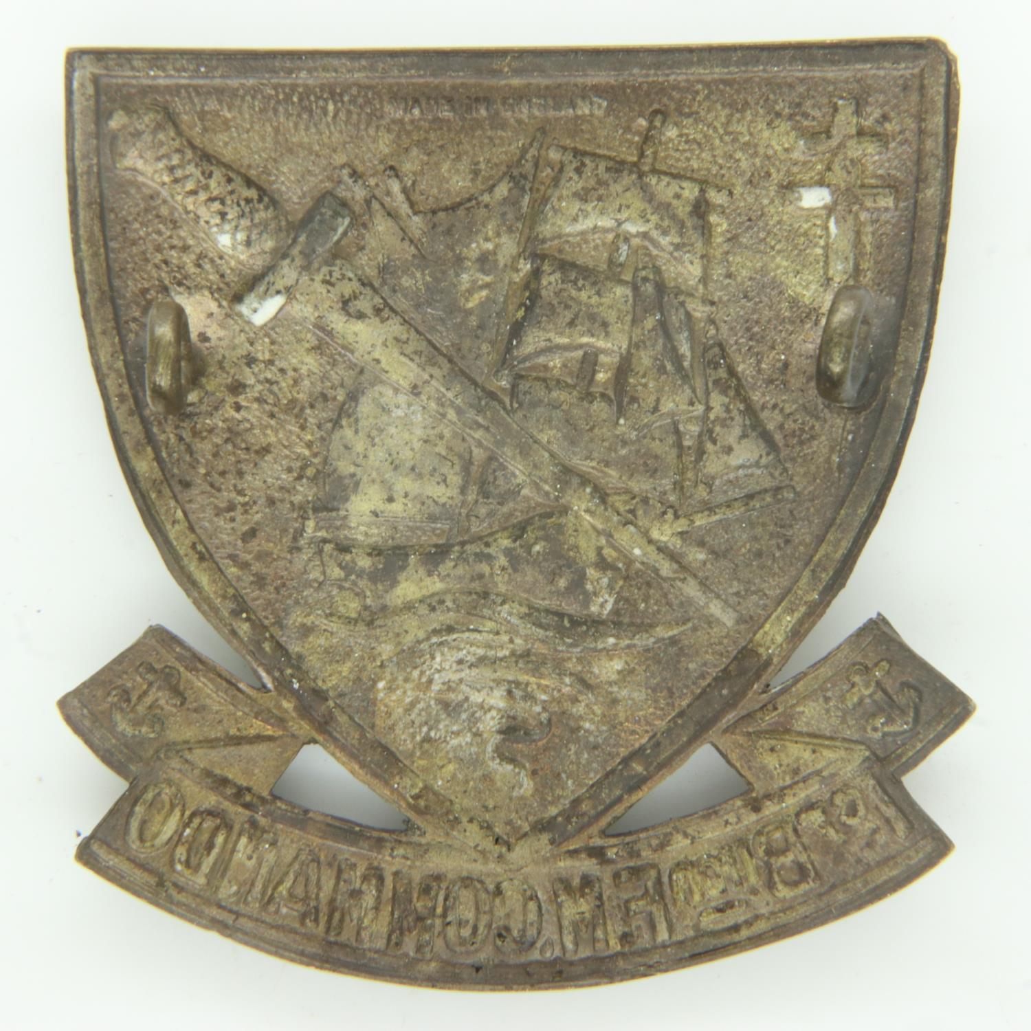 WWII Free French 1st Commando Battalion cap badge, made in England. UK P&P Group 0 (£6+VAT for the - Image 2 of 2