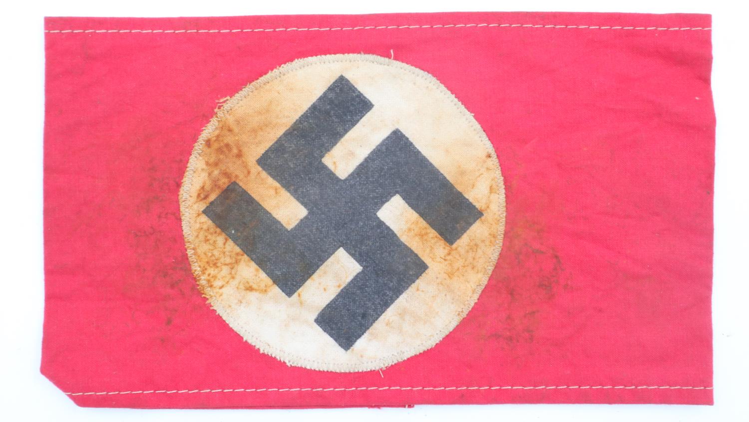 Third Reich NSDAP Arm Band. UK P&P Group 1 (£16+VAT for the first lot and £2+VAT for subsequent