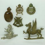 British WWI and later badges, with a War Service (1915) buttonhole, numbered 3691. UK P&P Group