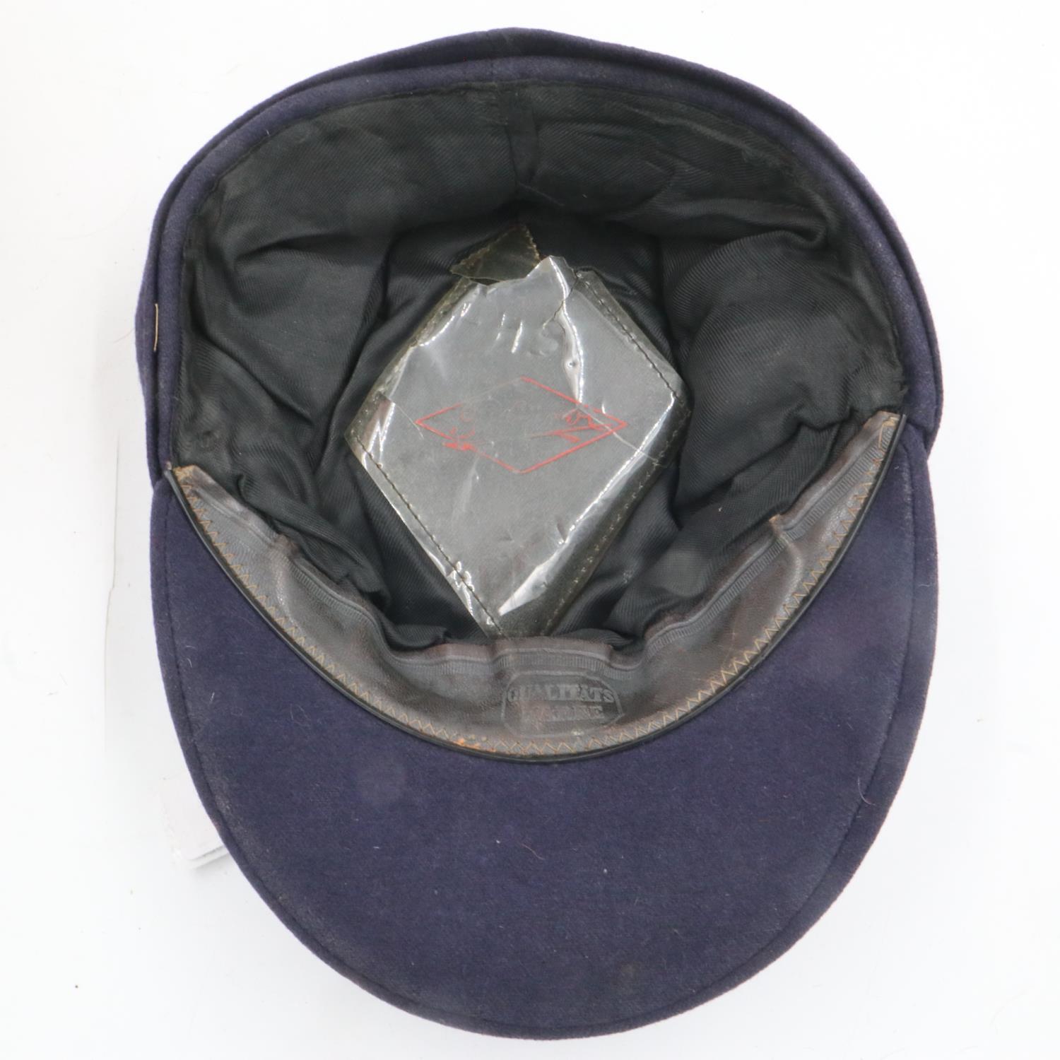 WWII German fireman’s “Dienstmütze" service cap. UK P&P Group 2 (£20+VAT for the first lot and £4+ - Image 5 of 6