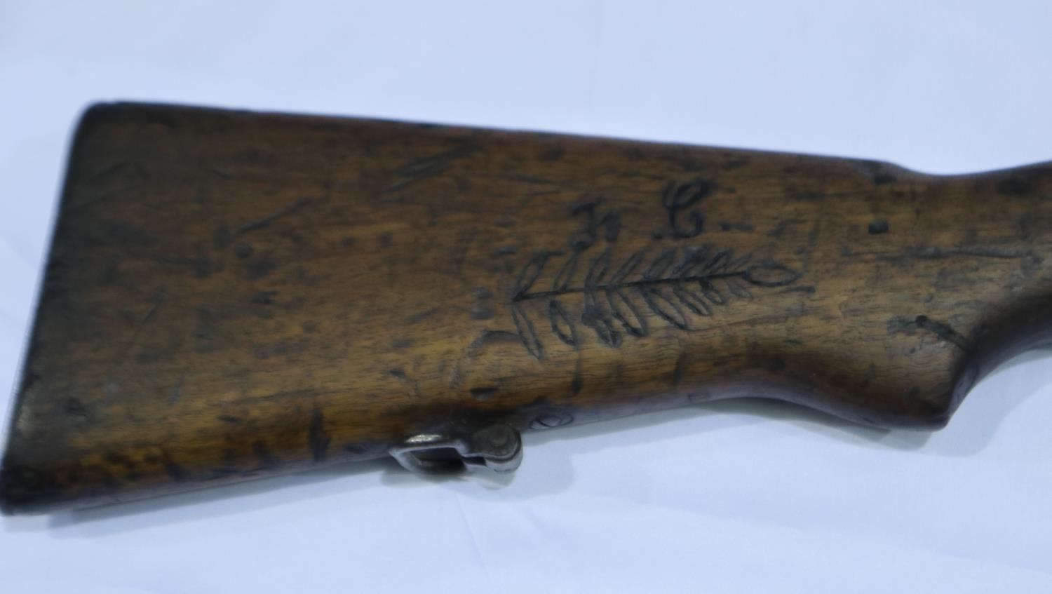 An Austrian Mannlicher M1886 obsolete calibre 11mm bolt-action rifle, bearing Chilean registration - Bild 2 aus 7
