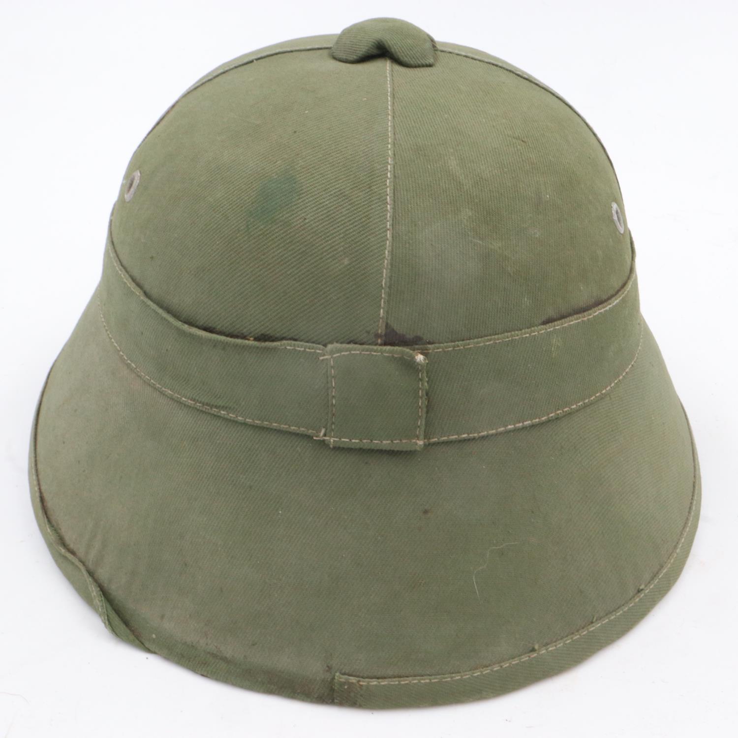 Scarce Indo-China period Vietnamese Viet-Minh Helmet circa 1950’s. These are a slightly different - Image 3 of 5