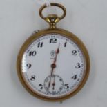 Third Reich period Junghans pocket watch. A 1930’s model, with (working) with an SA belt buckle