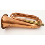 1913 dated Imperial German Kaiserliche Naval bugle. No Mouthpiece. UK P&P Group 2 (£20+VAT for the