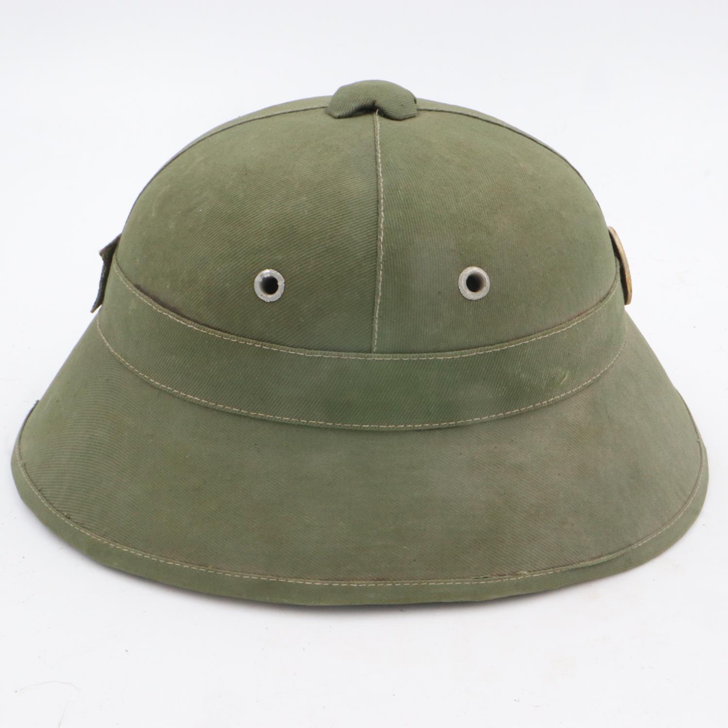 Scarce Indo-China period Vietnamese Viet-Minh Helmet circa 1950’s. These are a slightly different - Image 4 of 5
