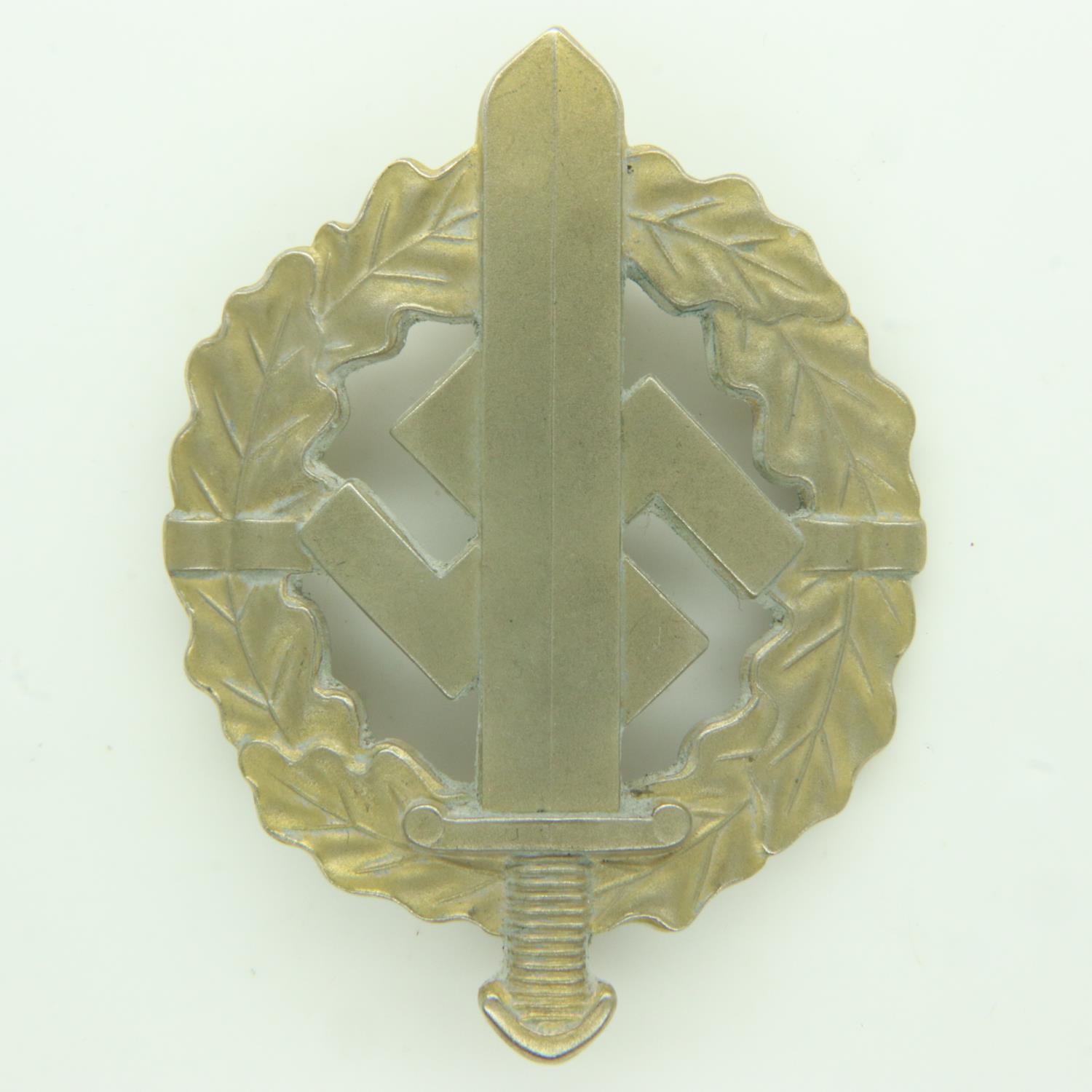 Third Reich Gold Grade S.A Sports Badge, maker: Berg & Nolte. UK P&P Group 0 (£6+VAT for the first