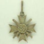 WWII period Tailors Copy War Merit Knights Cross for everyday use. UK P&P Group 0 (£6+VAT for the