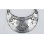 A rare Third Reich 1936 model RAD “Streifendienst” (Patrol Service) Gorget. Worn by Patrol leaders