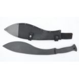 Modern cold steel survival kukri, in the manner of those designed by John 'Lofty' Wiseman (former