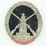 Third Reich Shooting Award Sleeve Badge “Warrior Class”. UK P&P Group 0 (£6+VAT for the first lot