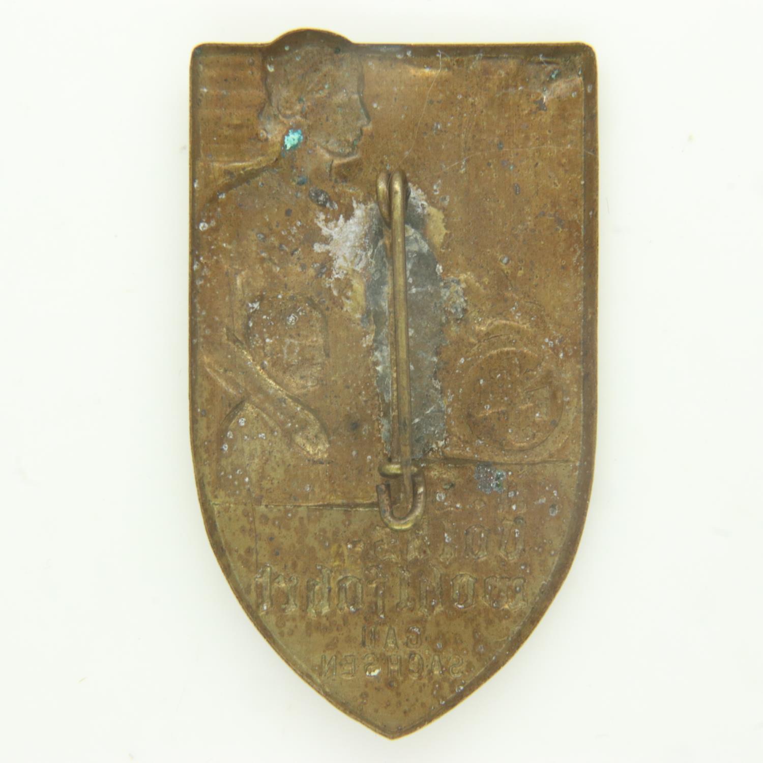 Third Reich Volksworkfahrt (People's Welfare Organisation) tinnie badge. UK P&P Group 0 (£6+VAT - Bild 2 aus 2