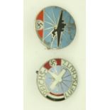 WWII German Flugmeldedienst (Aircraft Reporting Service) & German Air Raid Wardens Badges. UK P&P