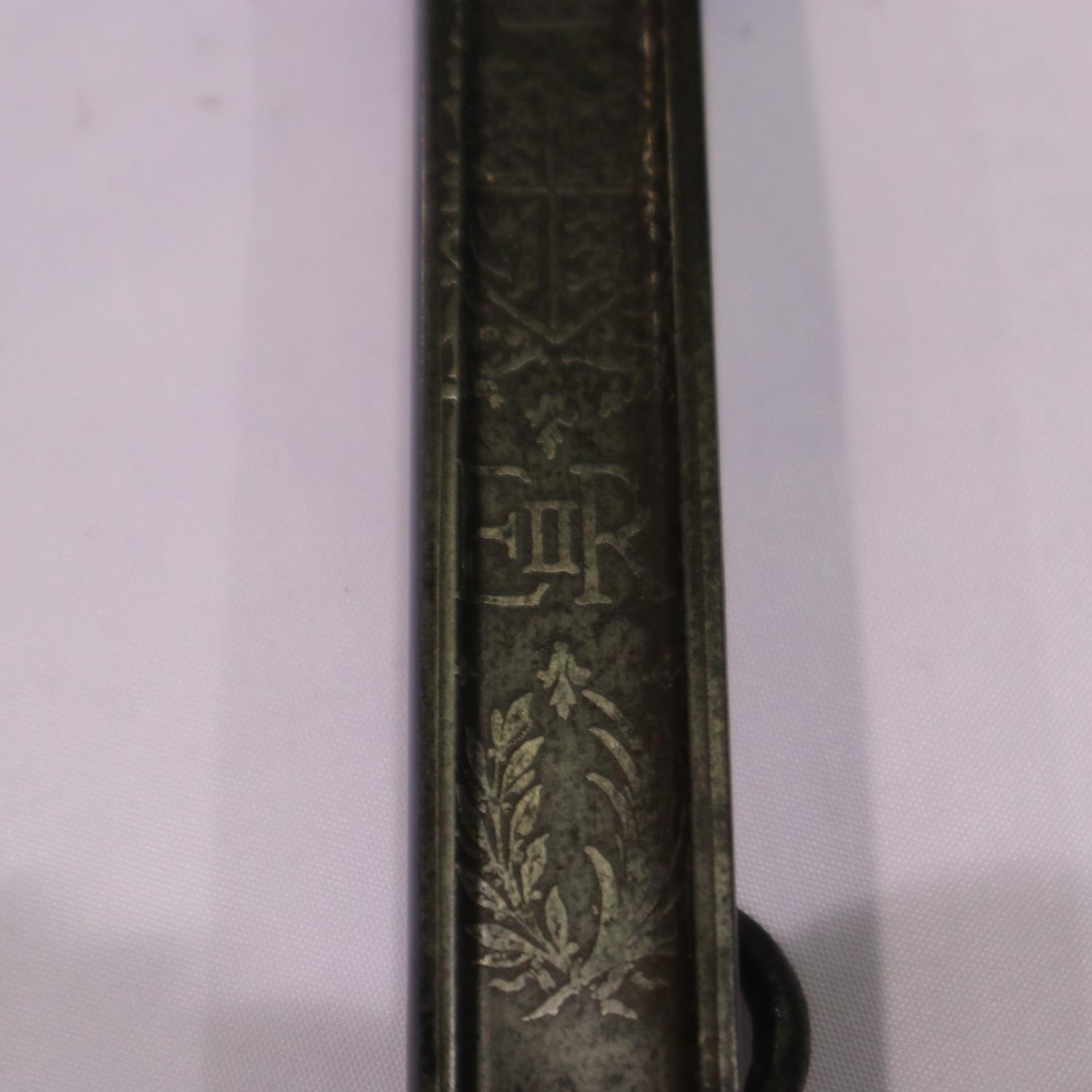 British 1897 Pattern Officers Sword by Wilkinson Sword. Badge to the Light Infantry (1968-2007) - Image 3 of 4
