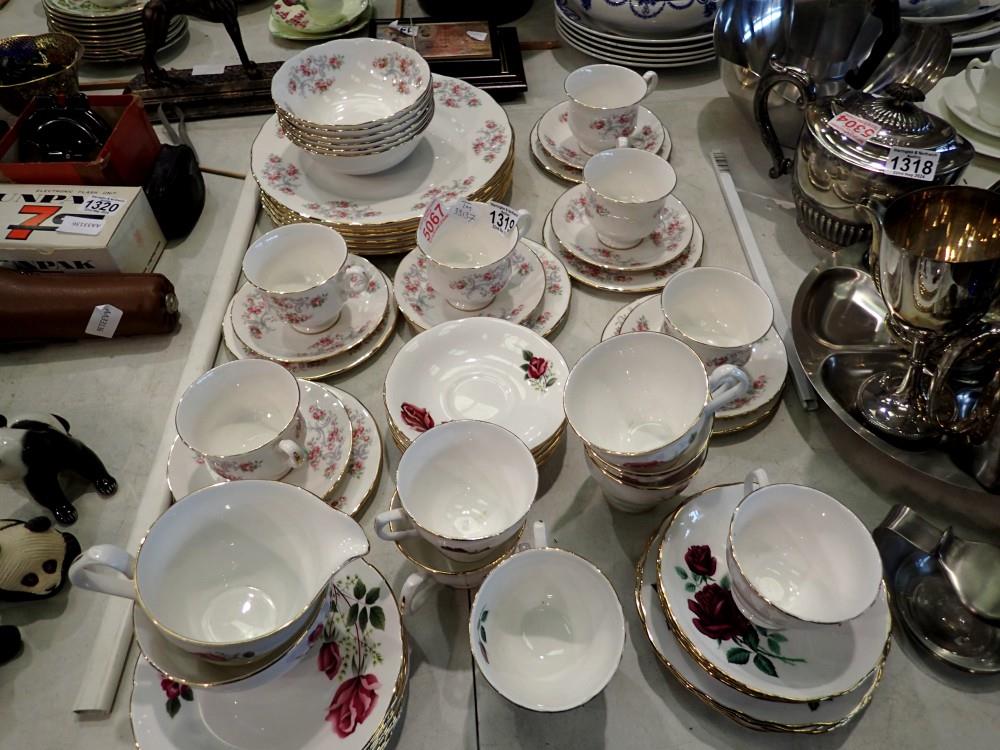 Thirty piece Gainsborough tea service and a quantity of Royal Windsor/Crown Royal. Not available for