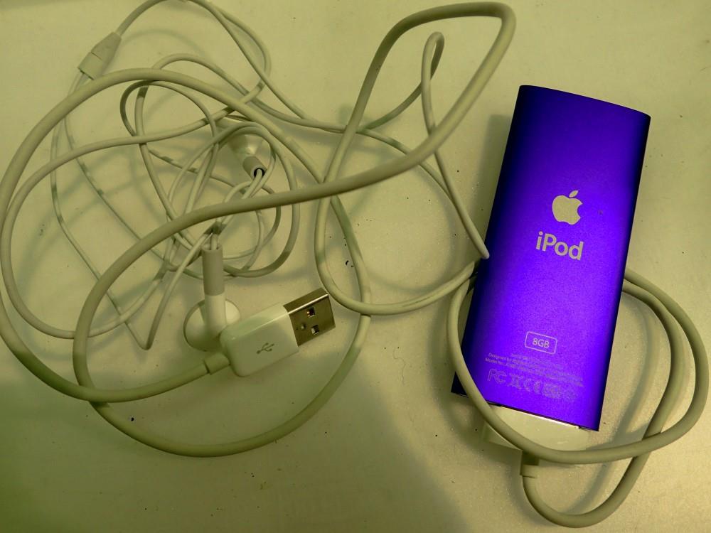 Apple 8gb iPod with leads. UK P&P Group 1 (£16+VAT for the first lot and £2+VAT for subsequent lots)