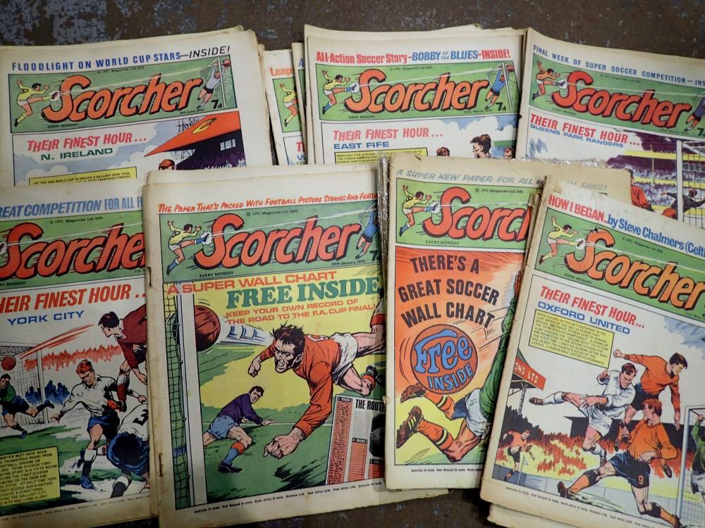 Twenty seven Scorcher comics. UK P&P Group 2 (£20+VAT for the first lot and £4+VAT for subsequent