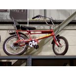 Raleigh red chopper bike, MK3 model. Not available for in-house P&P